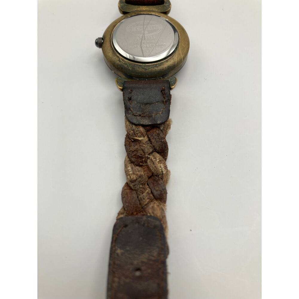 Rare VTG Fossil EC-6839 Watch 30mm - Fresh Battery - WR - Recycled Paper - Picture 7 of 14